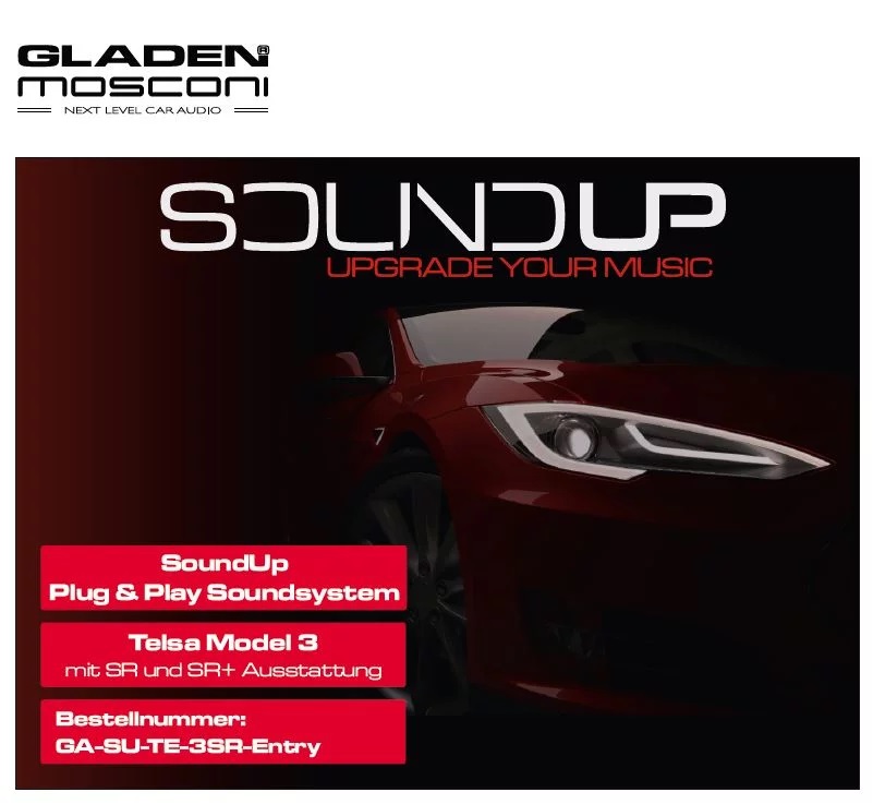 Gladen SoundUp GA-SU-TE-3SR-ENTRY till Tesla