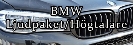 BMW Ljudpaket/Högtalare