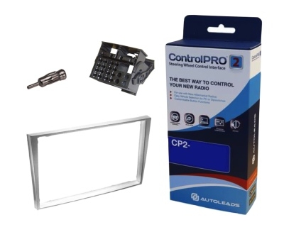 Installationskit 2DIN Opel 2004-2010 Silver