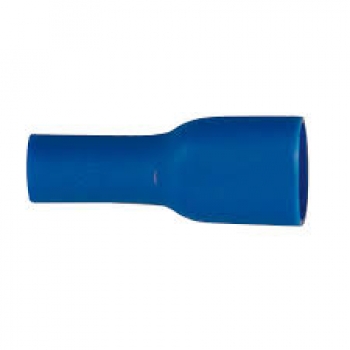 Flatstift Helisolerad Hona Blå 6,3mm, 100-PACK