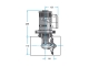 Lewmar 110TT - 1,5kW, 12V