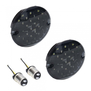 LED Blinkers för Harley Davidson, Rökfärgad